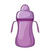 child sippy cup cartoon vector illustration