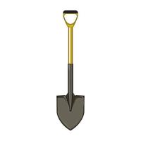 equipment shovel tool cartoon vector illustration