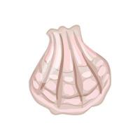 spiral sea shell cartoon vector illustration