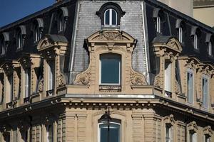 paris roofs chimney and building cityview photo