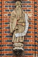 demosthenes statue on bremen city hall photo