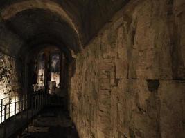 Colosseum Rome interior view at night, 2022 photo