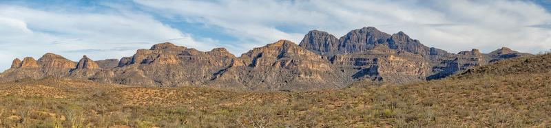 baja california sur road to loreto sierra mountains landscape Mexico photo