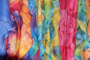 Colorful Polynesian sarong hand made photo