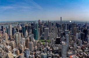 aerial new york manhattan cityscape photo