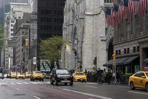 NEW YORK, USA - MAY 5 2019 - City streets congested traffic jam photo