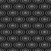 fondo de vector transparente negro en estilo art deco con elementos abstractos grises