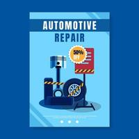 Modern auto service poster. - Vector. vector