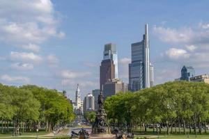 PHILADELPHIA, USA - APRIL 30 2019 - The Rocky steps at Museum of Art photo