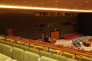 NEW YORK, USA - MAY 25 2018 United Nations security council hall photo