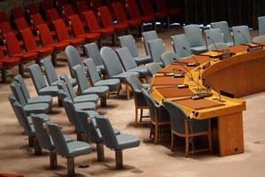 NEW YORK, USA - MAY 25 2018 United Nations security council hall photo