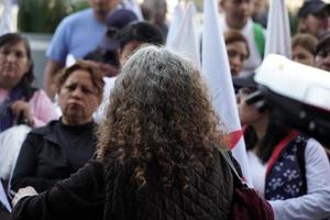 MEXICO CITY - JANUARY 30 2019 - Political popular demonstration in town main square photo