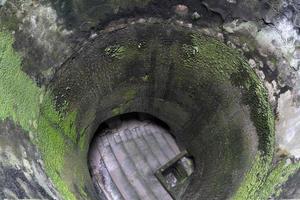 ERCOLANO, ITALY - FEBRUARY 2 2020 - Ercolano Herculaneum ancient ruins underground exploration photo