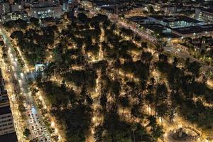 Mexico city aerial view panorama photo