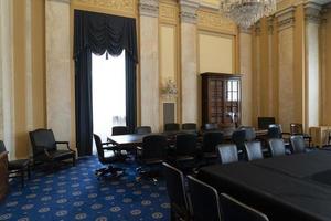 WASHINGTON DC, USA - APRIL 29 2019 - Interior of Russel Commitee room  Senate Bulding photo