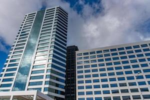ferry Building Auckland New Zealand cityscape view panorama, 2022 photo