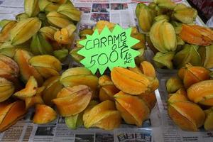 TAHITI, FRENCH POLYNESIA - AUGUST 4 2018 - Papetee traditional market photo