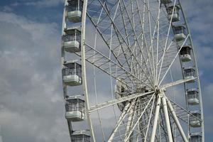 panoramic ferris big wheel detail photo