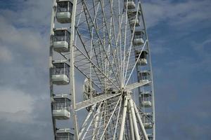 panoramic ferris big wheel detail photo