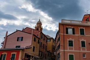 Genova Nervi historical village district houses photo