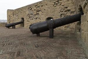 naples castle dell'ovo cannon photo