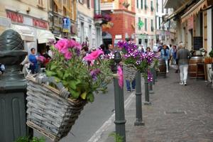 GENOA, ITALY - MAY 5 2018 -  Euroflora return to Genoa in the unique scenario of the Nervi parks photo