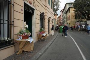 GENOA, ITALY - MAY 5 2018 -  Euroflora return to Genoa in the unique scenario of the Nervi parks photo