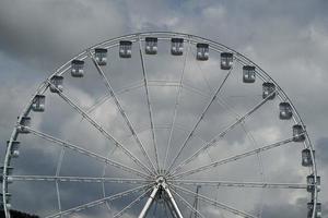 panoramic ferris big wheel detail photo