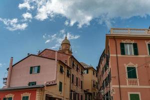 Genova Nervi historical village district houses photo