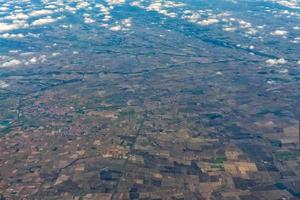 po river lombardia farmed field aeriel landscape photo