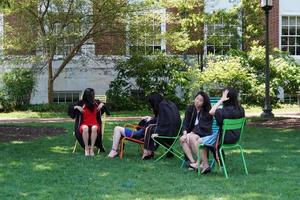 BALTIMORE, USA - MAY 21 2018- Graduation day at John Hopkins University photo