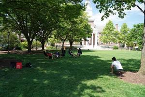 BALTIMORE, USA - MAY 21 2018- Graduation day at John Hopkins University photo