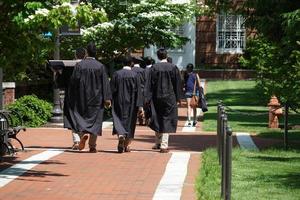 BALTIMORE, USA - MAY 21 2018- Graduation day at John Hopkins University photo