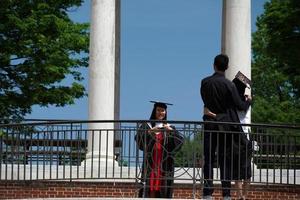 BALTIMORE, USA - MAY 21 2018- Graduation day at John Hopkins University photo