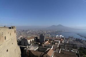 Naples aerial view panorama photo