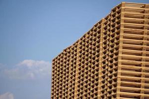 wood Pallets stacks many lot of photo