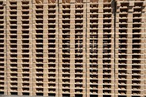 wood Pallets stacks many lot of photo