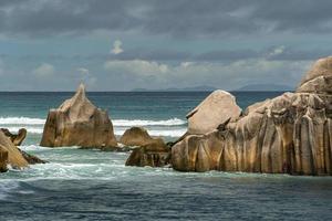 seychelles paradise beach panorama photo