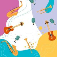 Beautiful Music Background is ideal for use as a background. vector