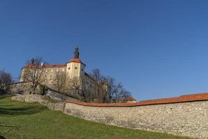 Skofja Loka medieval town castle Slovenia photo