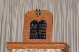 altar judío templo sagrado foto