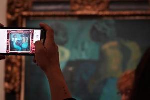 París, Francia - 5 de octubre de 2018 - Exposición de Pablo Picasso en el Museo de Orsay foto