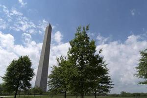 monumento conmemorativo del obelisco de washington en dc foto