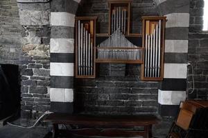 antique old german church organ photo