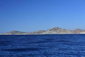 Cabo San Lucas view from Pacific ocean photo