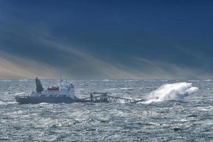 Ship in the tempest photo