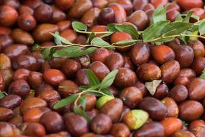 jujube fruit from Italy for sale at market photo