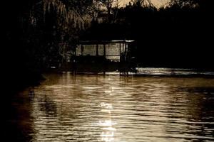 Crystal River Florida sunrise at the river photo