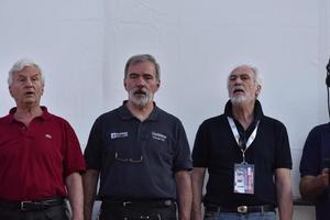 genova, italia - 26 de mayo de 2017 - preparación del coro para la misa del papa francisco en kennedy place foto