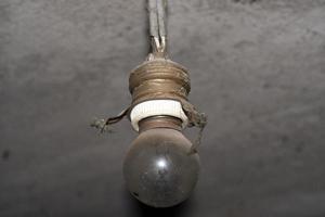 old light bulb photo